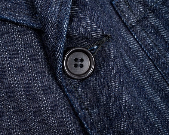 WORKERS(ワーカーズ)～Lounge Jacket, Indigo Herringbone～