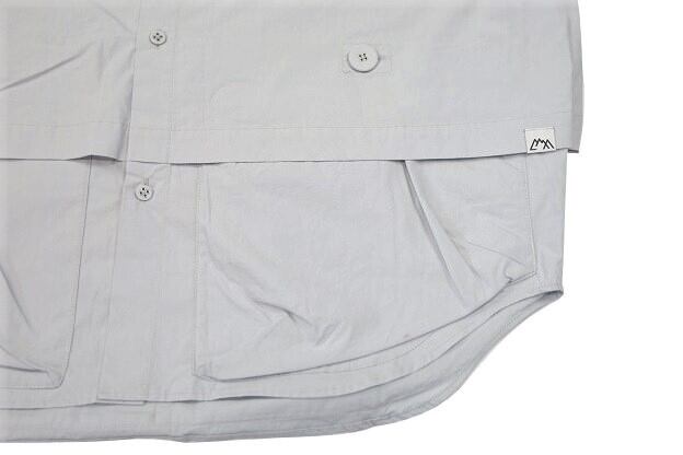 COMFY(コムフィ)～NEWSPAPER SHIRTS SMOKE BLUE～