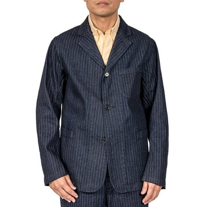 WORKERS(ワーカーズ)～Lounge Jacket, Indigo Herringbone～
