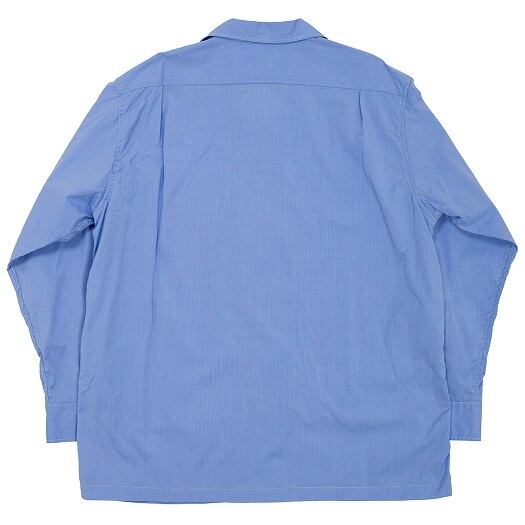 WORKERS(ワーカーズ)～Open Collar Shirt, Blue Broadcloth～
