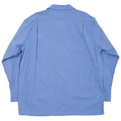 WORKERS(ワーカーズ)～Open Collar Shirt, Blue Broadcloth～