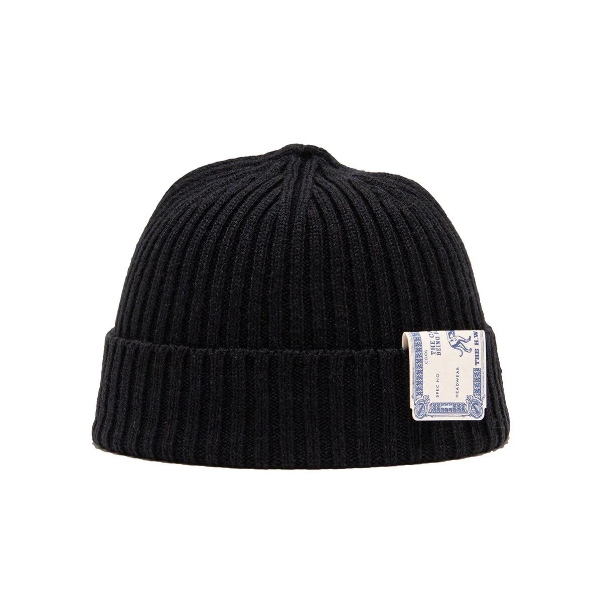 THE H.W.DOG & Co. (ドッグアンドコー) ～RIB SMART KNIT CAP - Black～