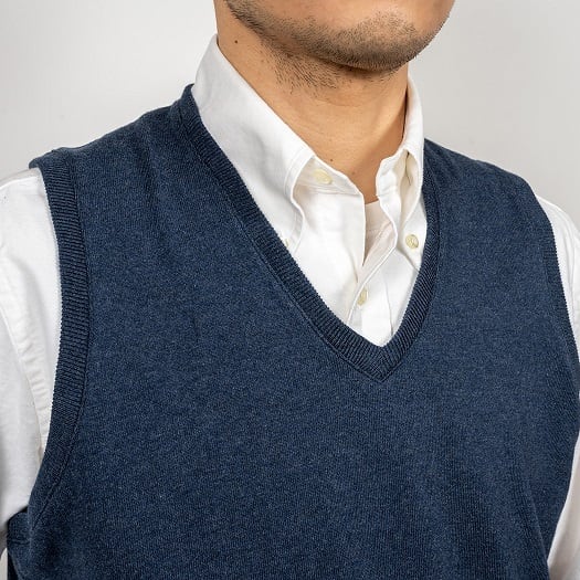WORKERS(ワーカーズ)～FC High Gauge Knit, Vest NAVY～