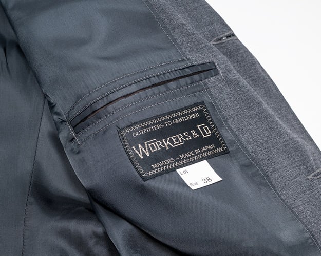 WORKERS(ワーカーズ)～Moonglow Blazer, Combat Wool Tropical, Grey～