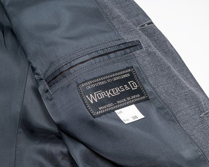 WORKERS(ワーカーズ)～Moonglow Blazer, Combat Wool Tropical, Grey～