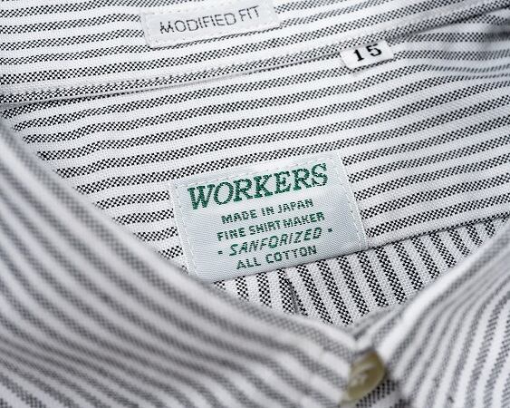 WORKERS(ワーカーズ)～Modified BD, Black Stripe Supima OX～