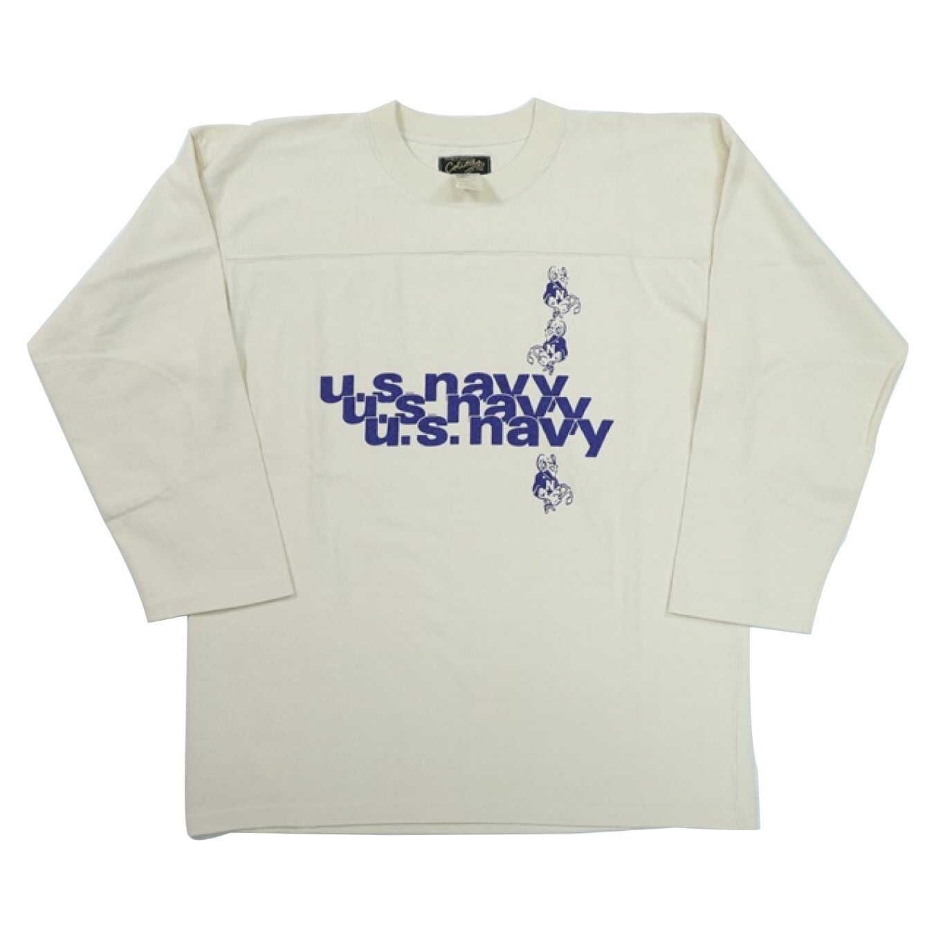 COLIMBO(コリンボ)～Yonkers Football Tee "U.S.NAVY STACK LOGO"～