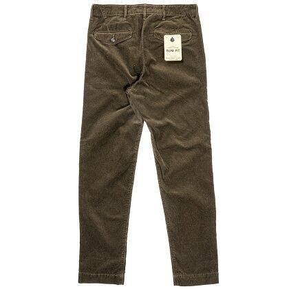 WORKERS(ワーカーズ)～Officer Trousers Slim, Type 3 Corduroy Dark Brown～