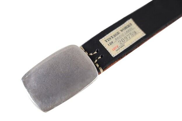 Vintage Works(ヴィンテージワークス) DH5737 　～38mm LEATHER BELT CHASIN～