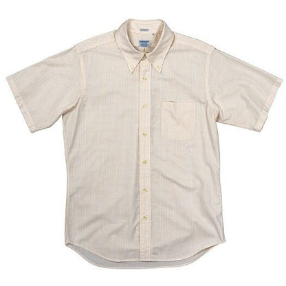 WORKERS(ワーカーズ)～Short Sleeve BD, Ecru Stripe Supima OX～