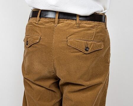WORKERS(ワーカーズ)～Officer Trousers Slim, Type 3 Corduroy Light Brown～