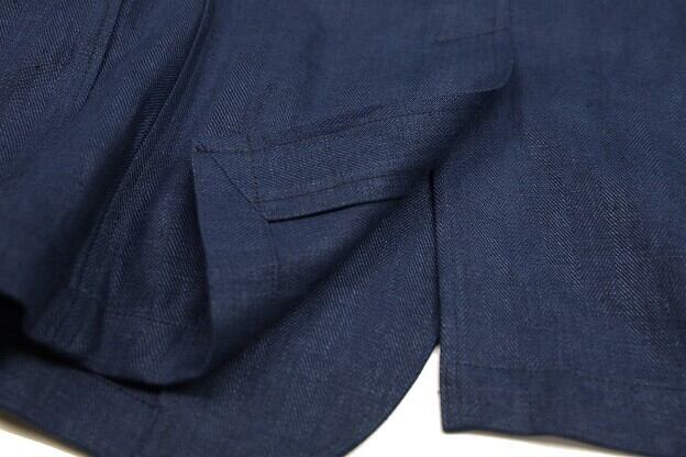 WORKERS(ワーカーズ)～IVY Blazer, French Linen Herringbone Navy～
