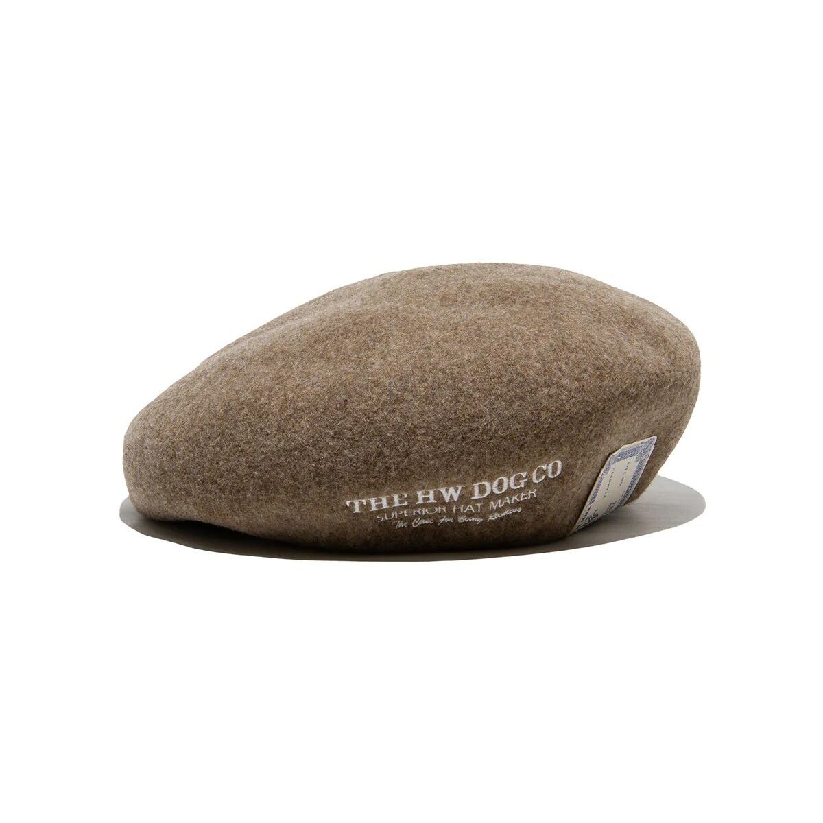 THE H.W.DOG & Co. (ドッグアンドコー) ～EMBROIDERY BIG BERET - Beige～