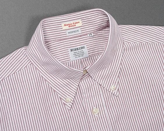 WORKERS(ワーカーズ)～Modified BD, Supima OX Red Stripe～
