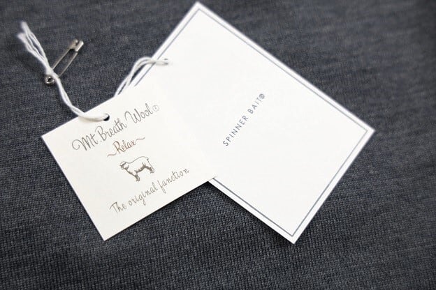 SPINNER BAIT(スピナーベイト)～MT.BREATH WOOL CREW NECK CHARCOAL～