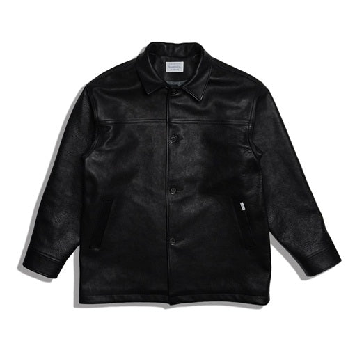 【Sugar&Co.】LEATHER GENTLE COAT BLACK