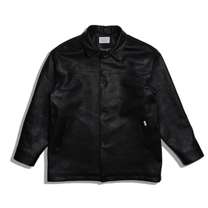 【Sugar&Co.】LEATHER GENTLE COAT BLACK